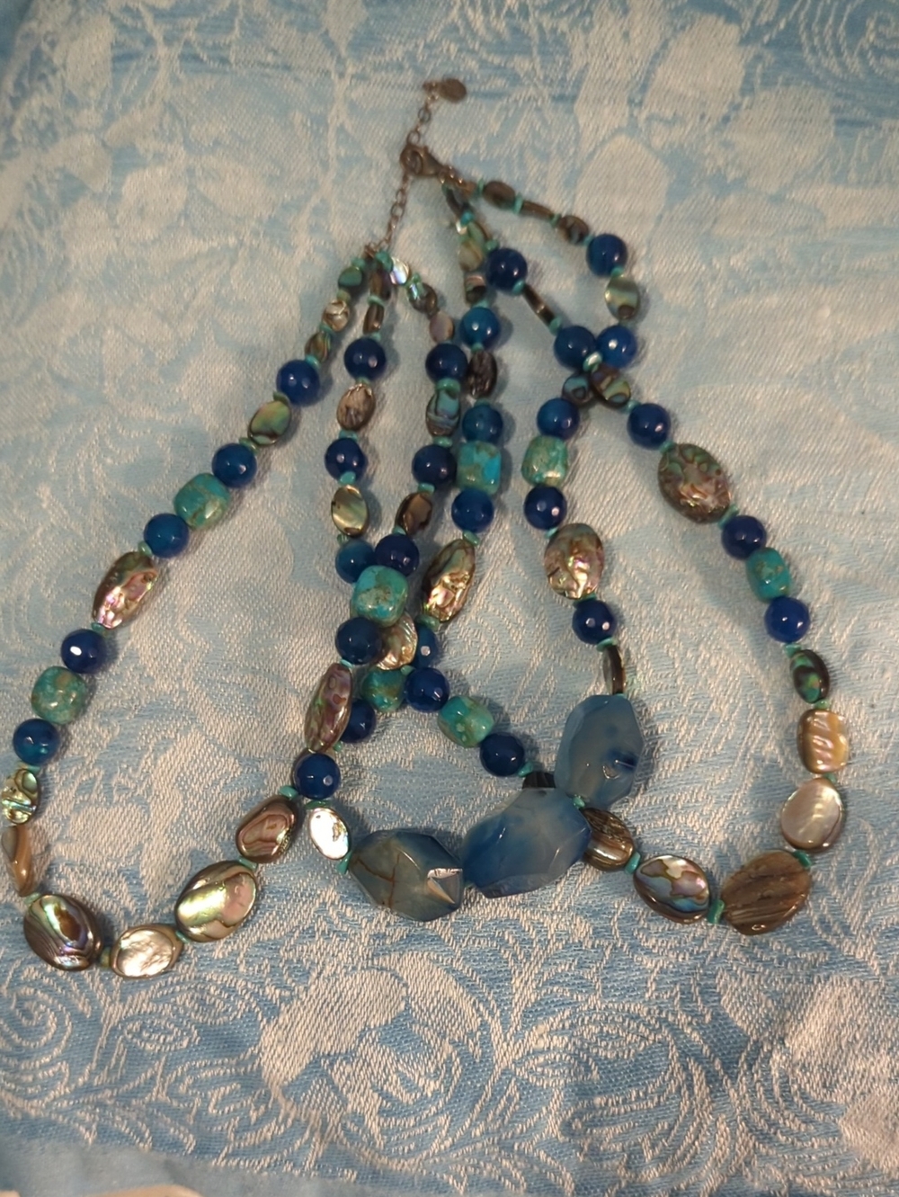 Barse 3 Strand Necklace - Picture 2 of 4
